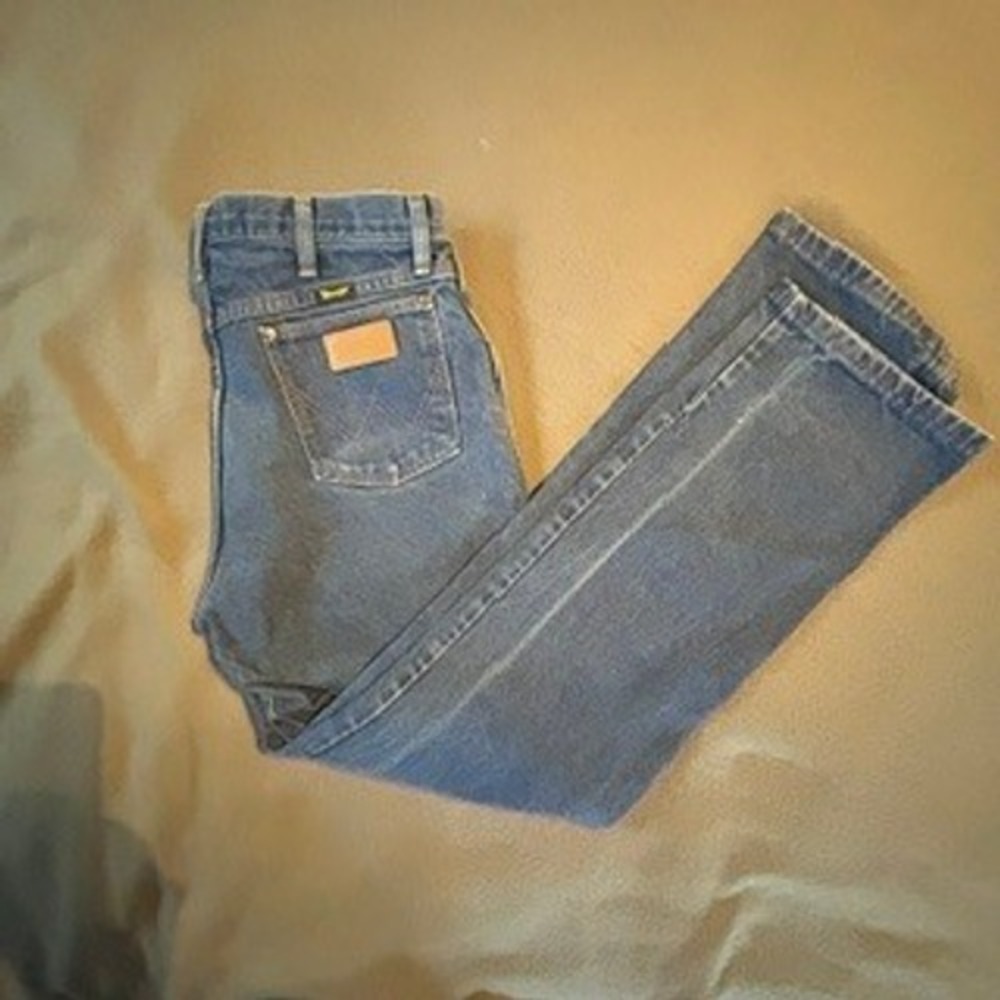 Wrangler 13MWZ Cowboy Cut Jeans Mens Blue Denim Original Fit 35x32
